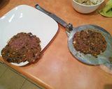 A picture of step 6 of Pacholas (Mexican ground beef).