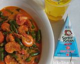 Foto langkah ke 6 dari resep Udang Buncis Kuah Santan.