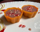A picture of step 4 of Pomegranate pudding.