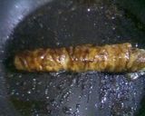 A picture of step 5 of Mizuna Pork Roll for Bento.