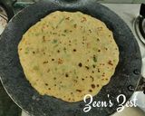 A picture of step 3 of Leek Rotis.