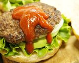 A picture of step 3 of Halloween Monster Burgers.