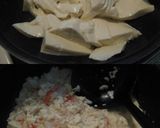 A picture of step 2 of Crumbled Tofu and Crabsticks with Thickened Ume Sauce.