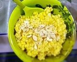 A picture of step 3 of Masala toast, garlic cheese toast,poha cutlet and egg halwa.