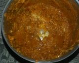 A picture of step 1 of Bundi ki kadhi.