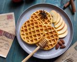 عکس مرحله 5 از دستور وافل سیب و دارچین رژیمی
