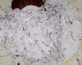 A picture of step 2 of Pineapple and coconut juice.