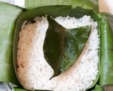 Foto langkah ke 8 dari resep Nasi Bakar Kotak Ayam Suwir.