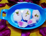 A picture of step 5 of Rose flavoured Paneer Rolls.
