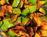 A picture of step 4 of Mango pickle.