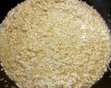 A picture of step 3 of Garlic Parmesan Cilantro Risotto.