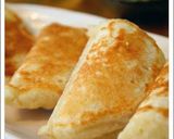 A picture of step 4 of Chewy Crumpets.