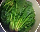 A picture of step 1 of Simple Spinach and Konnyaku Shira-ae.