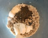 A picture of step 2 of Keto sesame cookies.