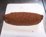 A picture of step 11 of Chocolate & Banana Carp Banner Cake for Kid's Day.