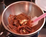 A picture of step 2 of For Valentine's: Ganache Coffee Brownies with Chocolate Coated Barley Puffs.