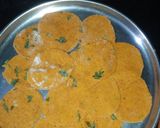 A picture of step 4 of Cornmeal Papadi.