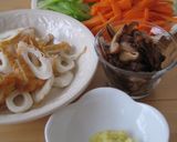A picture of step 1 of Crispy Fried Gyoza Skins, Like Crispy Yakisoba Noodles.
