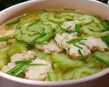Hình bước làm 3 của món Canh khổ qua cá thác lác
