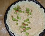 Une image de l'étape 8 de 🥧 Tarte à la rhubarbe sans crème et sans œuf, très simple.