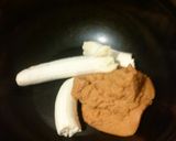 A picture of step 1 of Fried Banana Pumpkin Pudding.