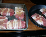A picture of step 2 of Bacon Wrapped Pork Chops.