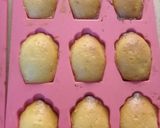 A picture of step 4 of Madeleines.