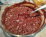 Foto del paso 4 de la receta Tarta de galletas con chocolate y salvado de Avena crujiente muy rico