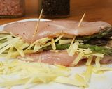 A picture of step 3 of Asparagus Stuffed Chicken Breast.