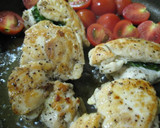 A picture of step 7 of Basil Chicken.