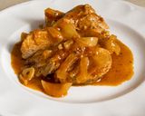 Foto del paso 5 de la receta Solomillo de cerdo al horno con salsa de tomate