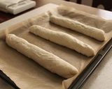 A picture of step 8 of Pizza-Bacon Pain d'Epi & Sausage Pain d'Epi.