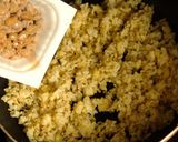 A picture of step 5 of Non-Sticky Natto Fried Rice with Pickled Ume Plums.