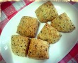 A picture of step 5 of Rustic and Fragrant Wholewheat Black Sesame Seed Scones.