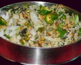 A picture of step 4 of Aval Kozhukattai (flattened rice) for Vinayaka chadurthi.