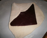 A picture of step 6 of Twisted Bread Using a Chocolate Fold-in Sheet.