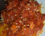 A picture of step 2 of Fried yam&onion sauce.