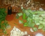 A picture of step 6 of Sig's Scallion and Olive Salad.