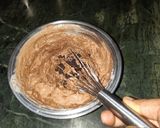 A picture of step 7 of Butterscotch rajbhog ice-cream chocolate cake.