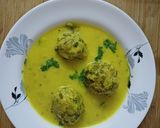 A picture of step 4 of Methi kadigole.
