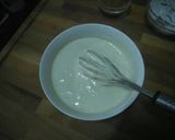 A picture of step 3 of McDonald's Vanilla Smoothie Pancakes with Homemade Cinnamon-Apple Syrup.