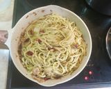 Φωτογραφία βήματος 11 της συνταγής Spaghetti με τόνο, λιαστή ντομάτα και σάλτσα αβοκάντο