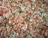 A picture of step 1 of Vegetable Manchurian.