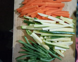 Foto del paso 1 de la receta: Verduras Salteadas, para acompañar un lomo de cerdo mechado