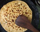 A picture of step 4 of Dry fruits Parathas.