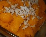 A picture of step 5 of Sujji ka halwa.