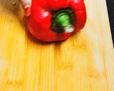 A picture of step 1 of Tri-Color Bell Pepper Cabbage Jhol Momos.