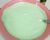 Foto langkah ke 5 dari resep Bolu kukus pandan zebra.