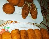 صورة لخطوة 4 من وصفة كروكات البطاطا المحشية ممممم بنة😋