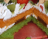 மோனோகிராம் க்ரீம் சீஸ் ப்ரூட் கேக்(MONOGRAM CHEESE CAKE RECIPE I ரெசிபி ஸ்டேப் 10 புகைப்படம்